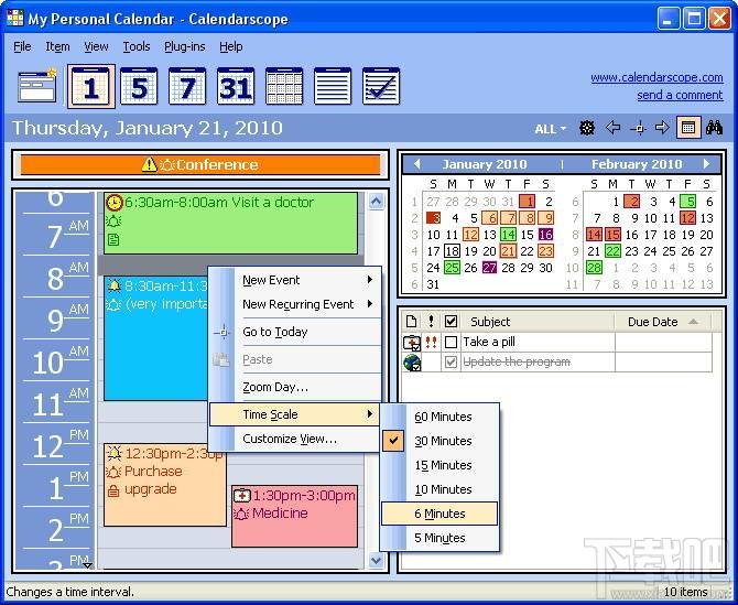 Calendarscope,Calendarscope下载,记事管理软件