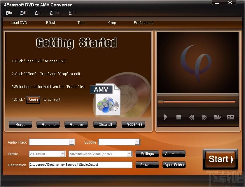 4Easysoft DVD to AMV Converter下载,DVD转AMV软件
