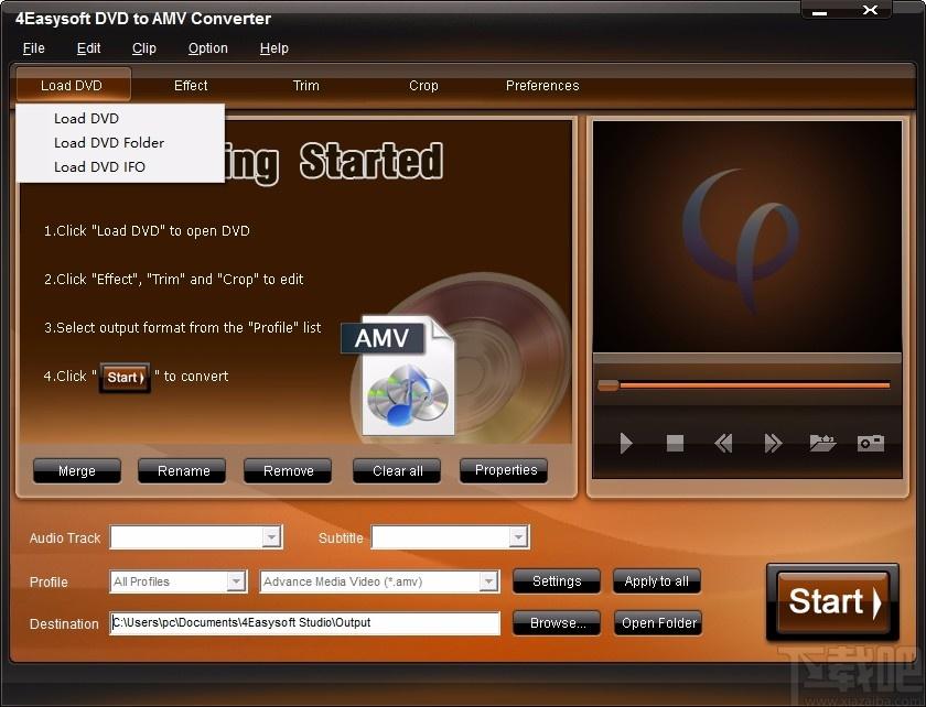 4Easysoft DVD to AMV Converter下载,DVD转AMV软件